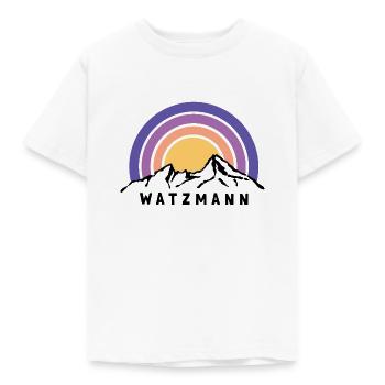 Watzmann Bayern Randonnée Berchtesgaden Souvenir - T-shirt Enfant - blanc - Devant - AI Model Kid Male (0cm)
