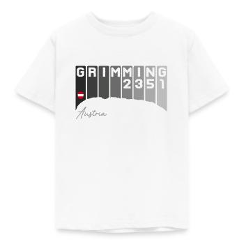 Grimming Berg Steiermark Austria Austria Flag - Kids' T-Shirt - white - Front - AI Model Kid Male (0cm)