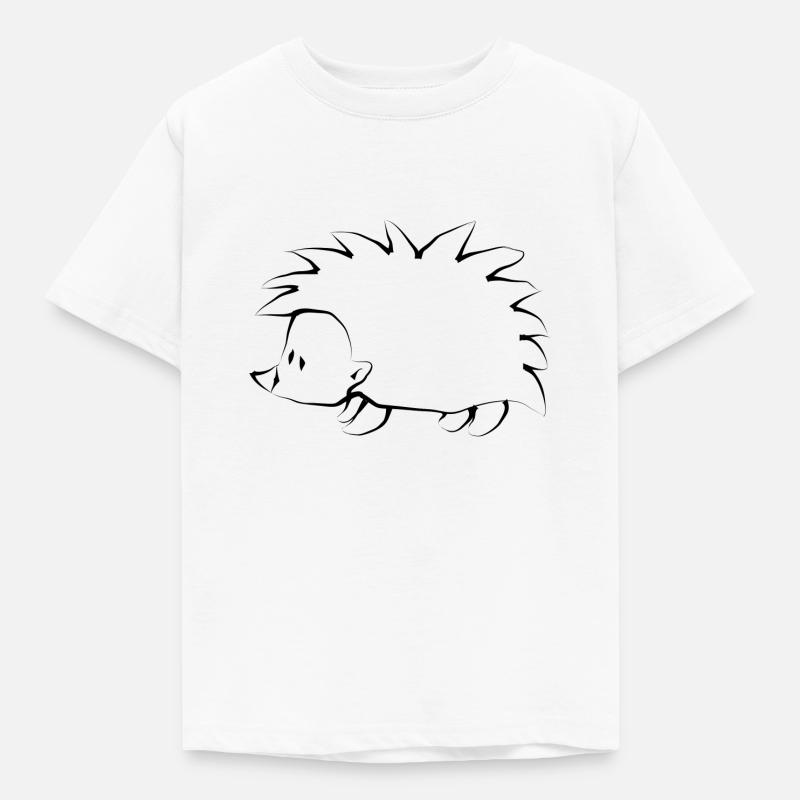 Hedgehog - Kids' T-Shirt - white