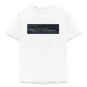 Les programmeurs, logiciels, informatique, développeur - T-shirt Enfant - blanc - Devant - AI Model Kid Male (0cm)