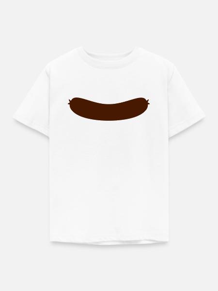 Würstchen - Kinder T-Shirt - Weiß