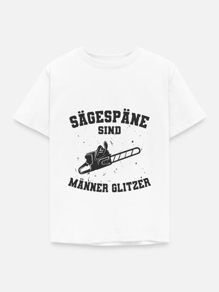 Holzfäller - Kinder T-Shirt - Weiß