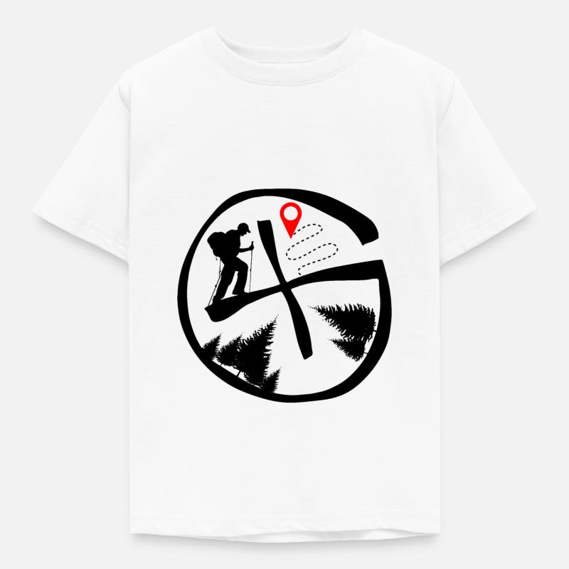 Geocaching - T-shirt Enfant - blanc