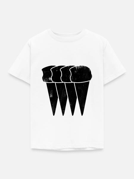 Eiscreme - Kinder T-Shirt - Weiß