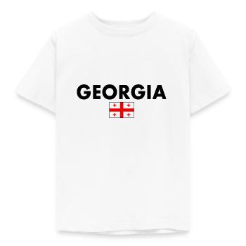 Georgia - T-shirt Enfant - blanc - Devant - AI Model Kid Male (0cm)
