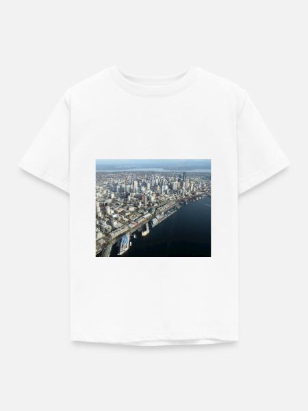 Seattle - Kinder T-Shirt - Weiß