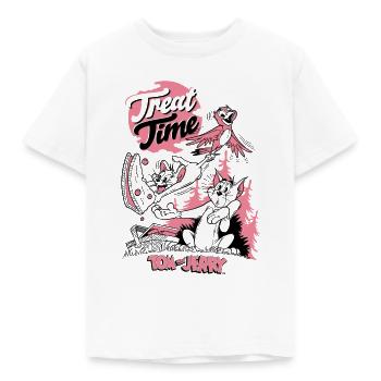 Tom Und Jerry Picknick Treat Time - Kinder T-Shirt - Weiß - Vorne - AI Model Kid Male (0cm)