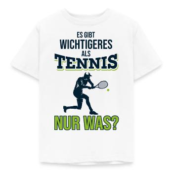 Tennis Tennisspiel - Kinder T-Shirt - Weiß - Vorne - AI Model Kid Male (0cm)