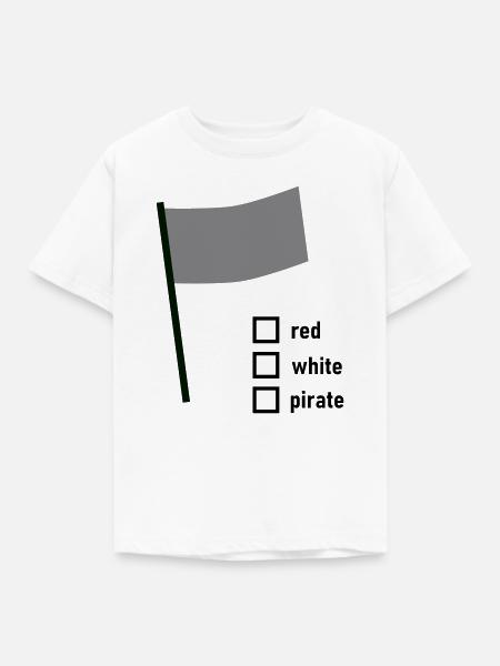 Flag - Kinder T-Shirt - Weiß