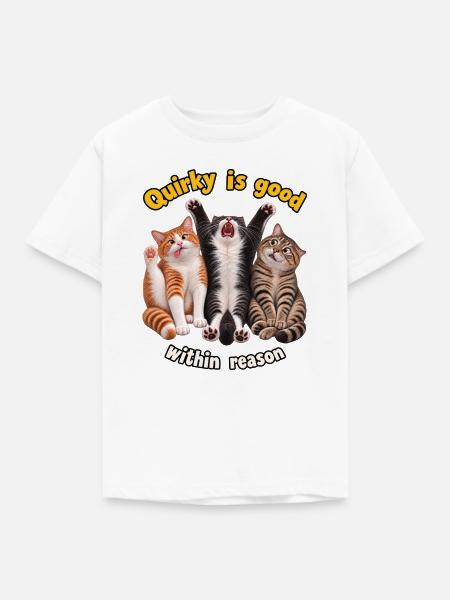Skurril ist gut - Kinder T-Shirt - Weiß