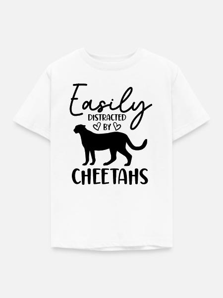 Gepard Humor Spruch - Kinder T-Shirt - Weiß