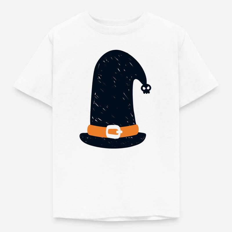 cappello da strega - Maglietta per bambini - bianco