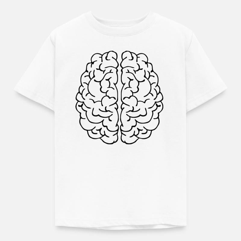 Brain comic - Kids' T-Shirt - white