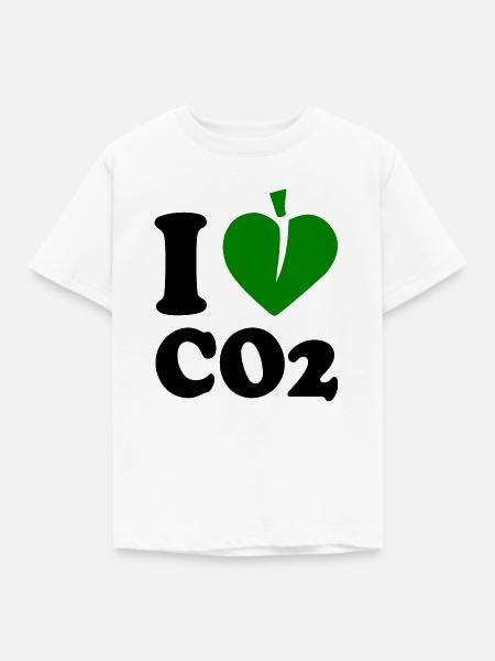 I love co2 - Kinder T-Shirt - Weiß