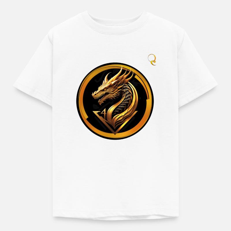 DER VIERTE DRACHE - Kinder T-Shirt - Weiß