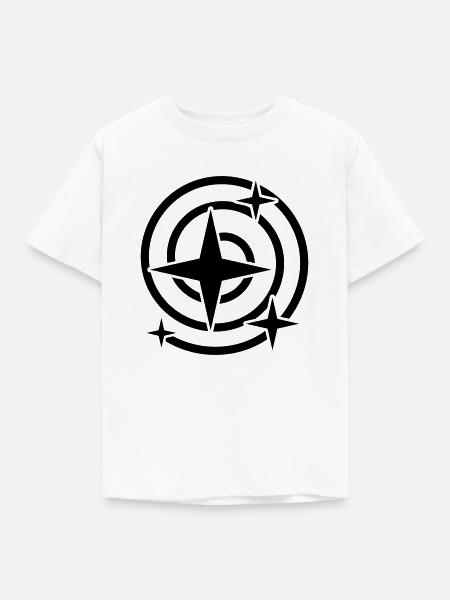 Sternwirbel Sterne Wirbel - Kinder T-Shirt - Weiß