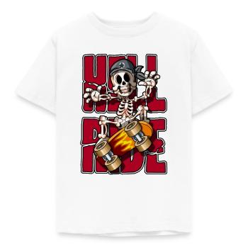 Hell ride - Kids' T-Shirt - white - Front - AI Model Kid Male (0cm)