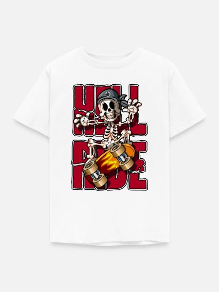 Hell Ride - Kinder T-Shirt - Weiß