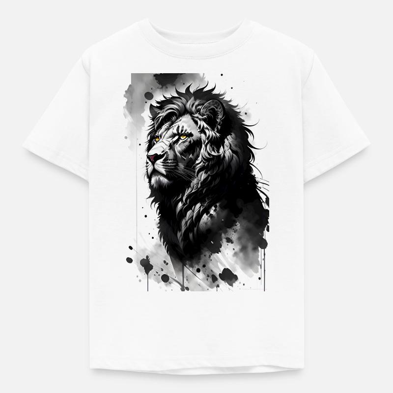 Löwe - Kinder T-Shirt - Weiß