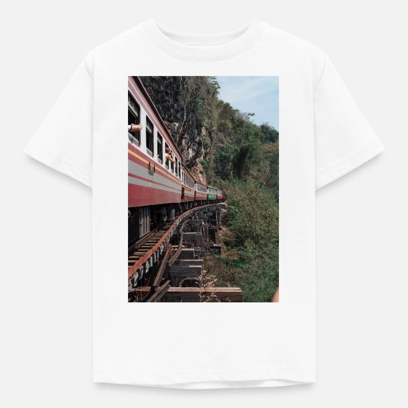 train, train - Kids' T-Shirt - white