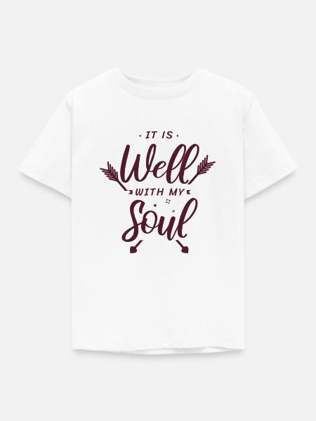 Seele - Christlich - Kinder T-Shirt - Weiß