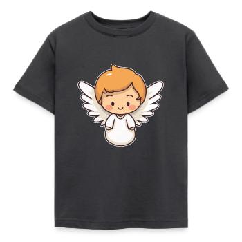 Süßer Engel Kind Baby Sternenkind Geburt Schwanger - Kinder T-Shirt - Dunkelgrau - Vorne - AI Model Kid Female (0cm)