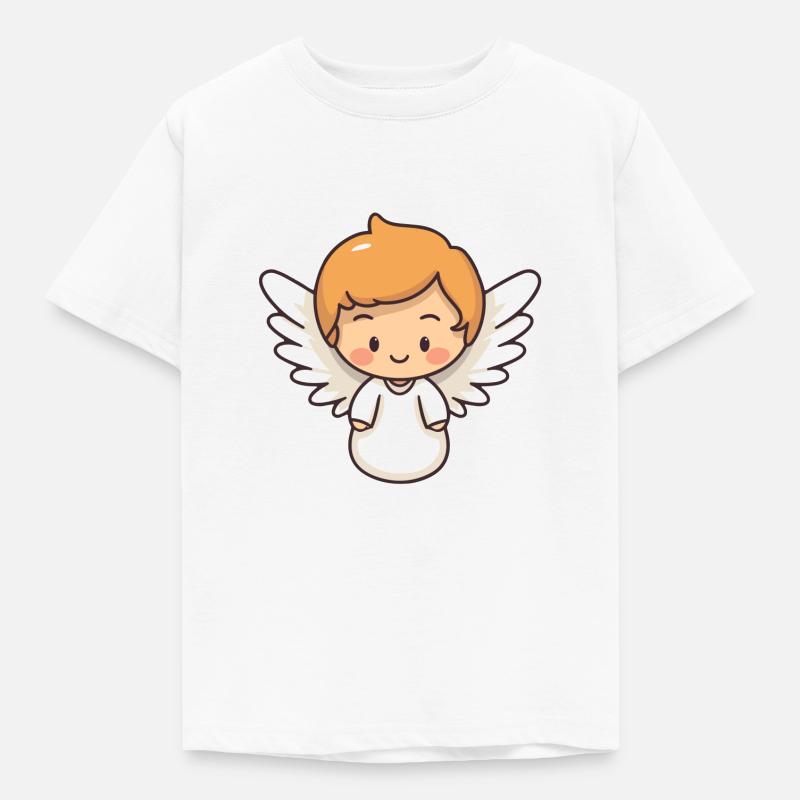 Mignon Ange Enfant Bébé Star Naissance Enfant Enceinte - T-shirt Enfant - blanc