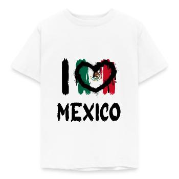 I love Mexico / I love Mexico Country Countries - Kids' T-Shirt - white - Front - AI Model Kid Male (0cm)