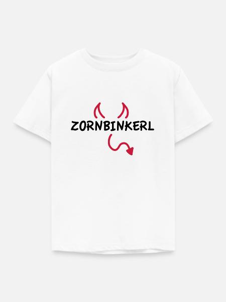 Zornbinkerl - Kinder T-Shirt - Weiß