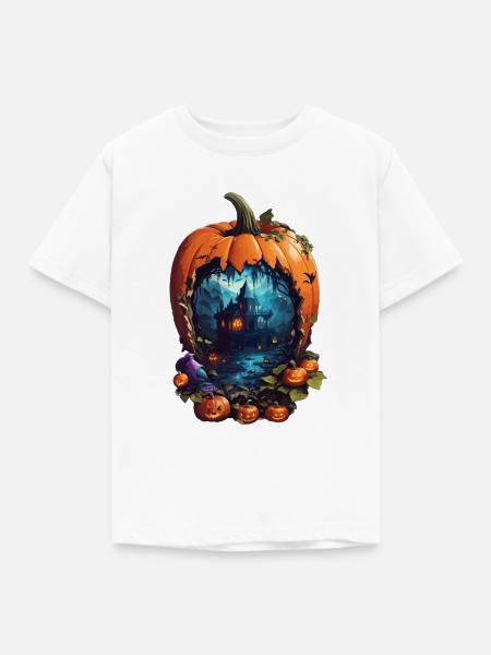 Happy Halloween! - Kinder T-Shirt - Weiß