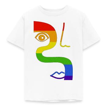 Mode Mignon Style Vintage Tendance des années 90 Drôle Vogue - T-shirt Enfant - blanc - Devant - AI Model Kid Male (0cm)