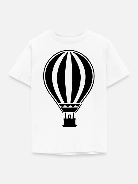 Luftballon - Kinder T-Shirt - Weiß