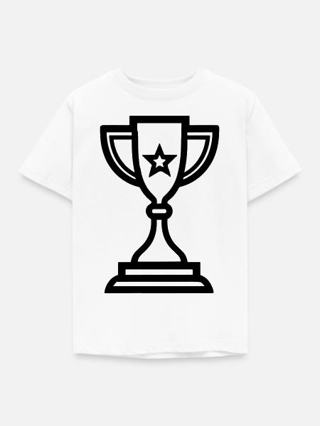 Trophäe - Kinder T-Shirt - Weiß