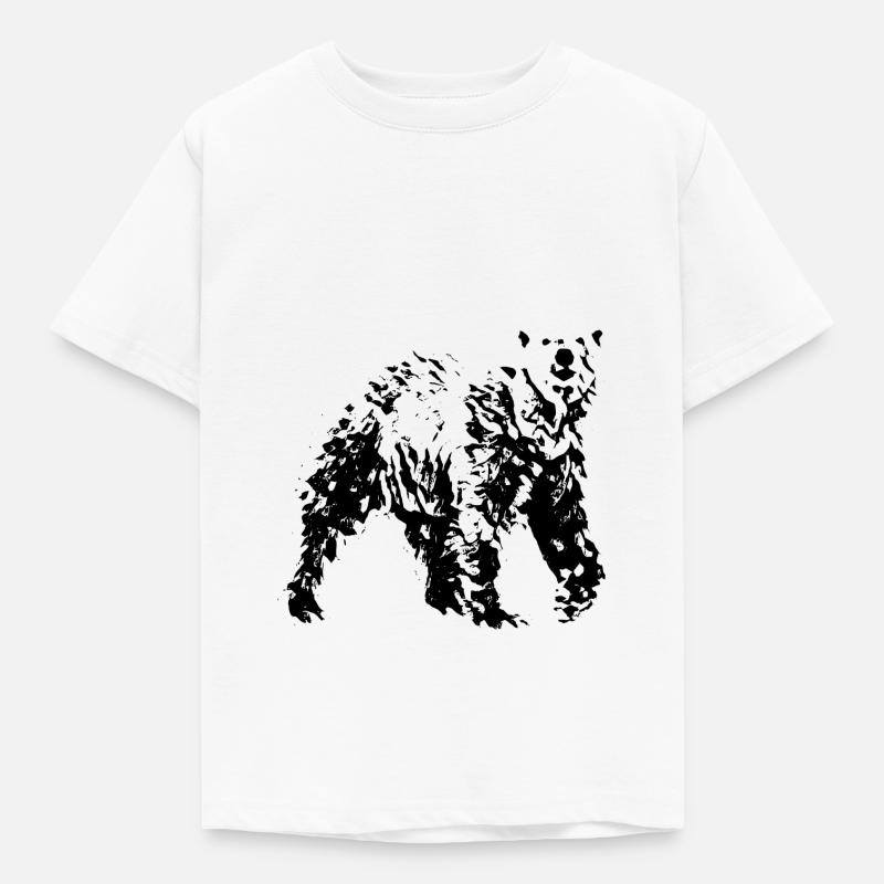 Eisbär - Kinder T-Shirt - Weiß