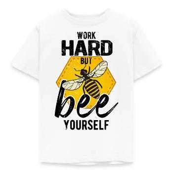 Cadeau de travail d'abeille - T-shirt Enfant - blanc - Devant - AI Model Kid Male (0cm)