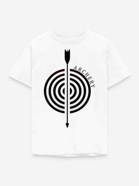 Bogenschießen - Kinder T-Shirt - Weiß