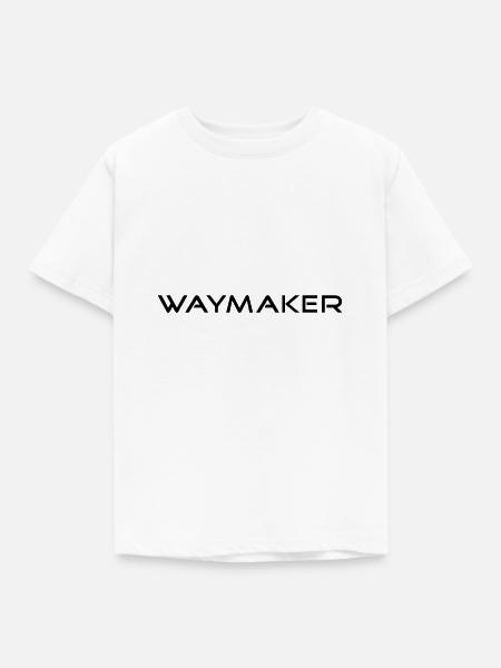 waymaker by csDesign - Kinder T-Shirt - Weiß