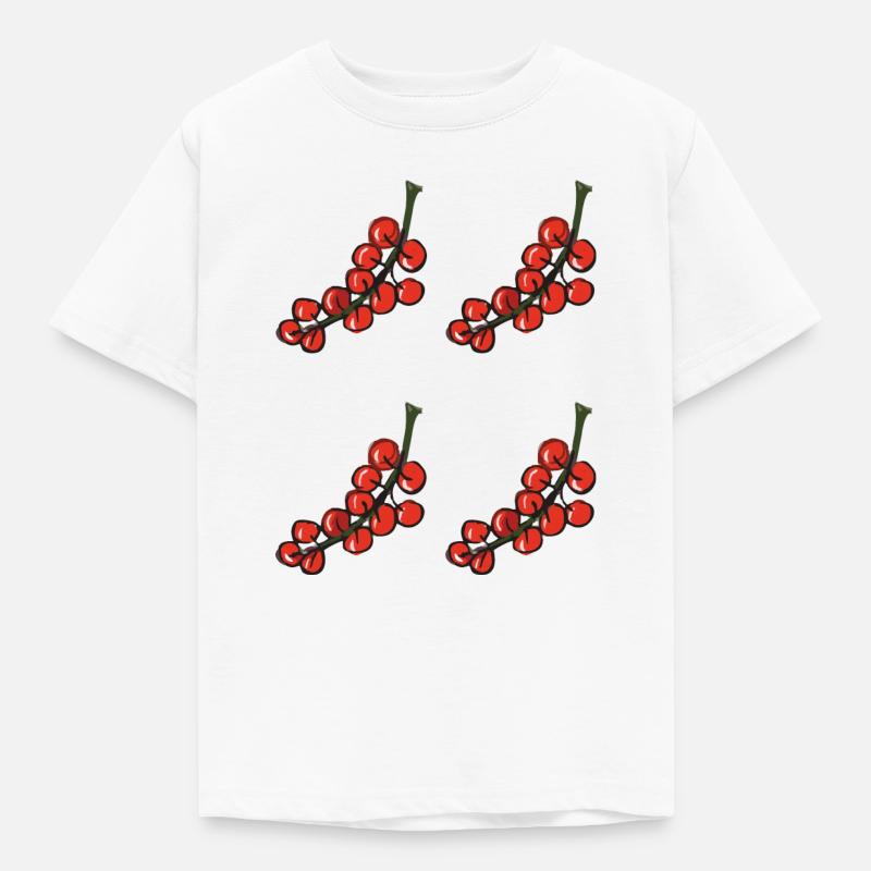 red currant - red currant - Kids' T-Shirt - white