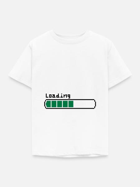 Loading - Kinder T-Shirt - Weiß