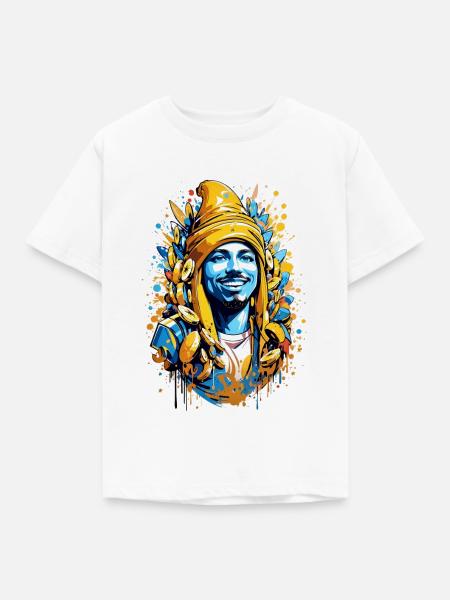 Bananen Mann - Kinder T-Shirt - Weiß
