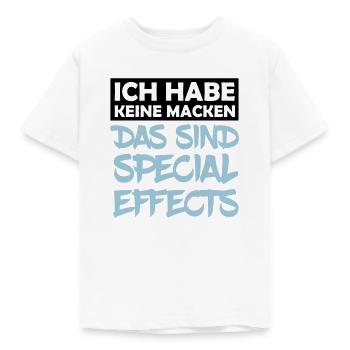 keine_macken_special_effects_2 - Kinder T-Shirt - Weiß - Vorne - AI Model Kid Male (0cm)