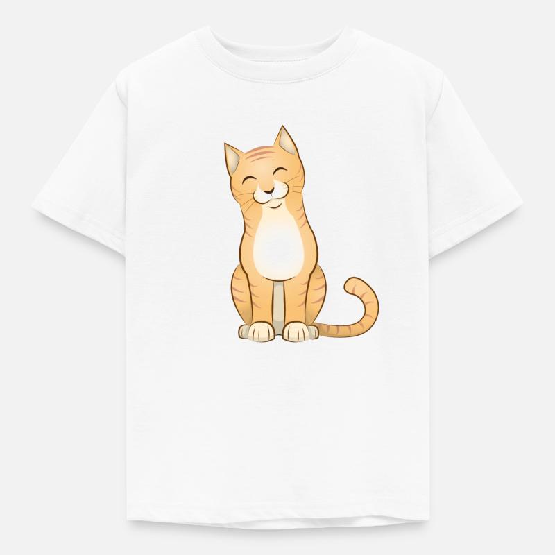 Stubentiger - Kinder T-Shirt - Weiß