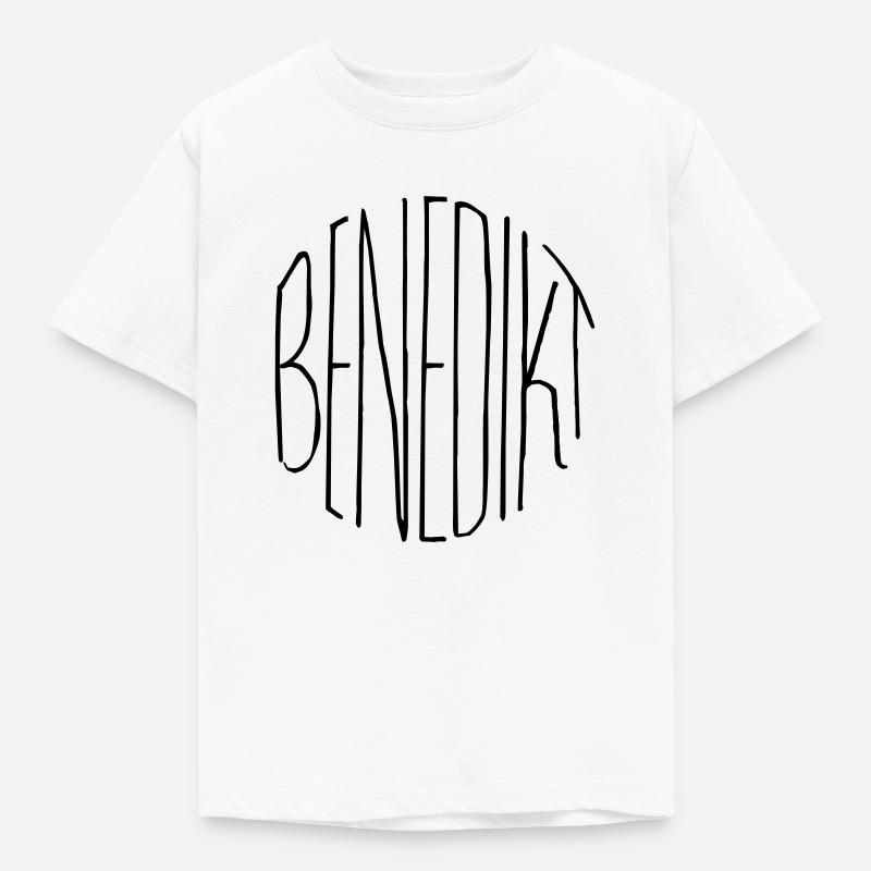 Benedikt - Kids' T-Shirt - white