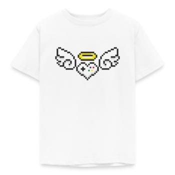 Pixelart No. 9 console - color - Kids' T-Shirt - white - Front - AI Model Kid Male (0cm)