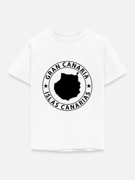 Gran Canaria - Kinder T-Shirt - Weiß