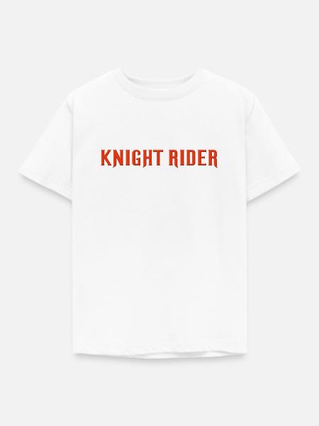 Knight Rider Logo - Kinder T-Shirt - Weiß