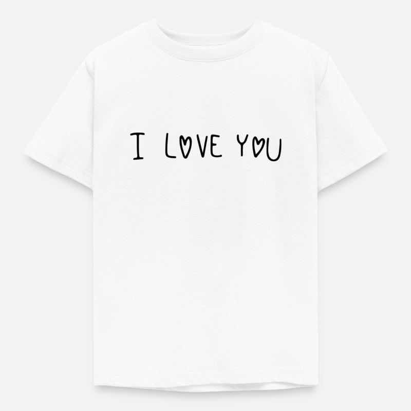 I Love You Scripture - Kids' T-Shirt - white