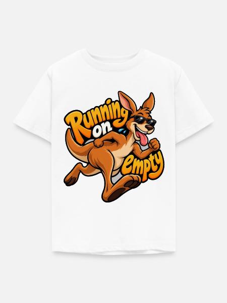 Känguru - Kinder T-Shirt - Weiß
