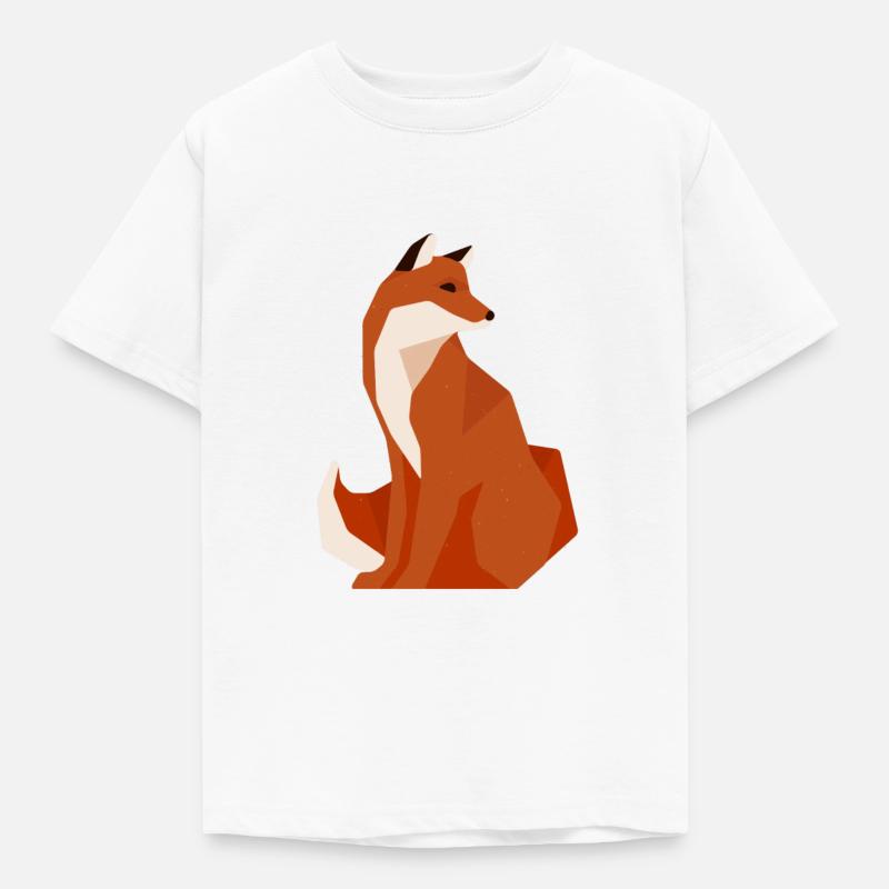 Fuchs - Kinder T-Shirt - Weiß