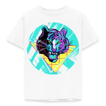 tigre - T-shirt Enfant - blanc - Devant - AI Model Kid Male (0cm)